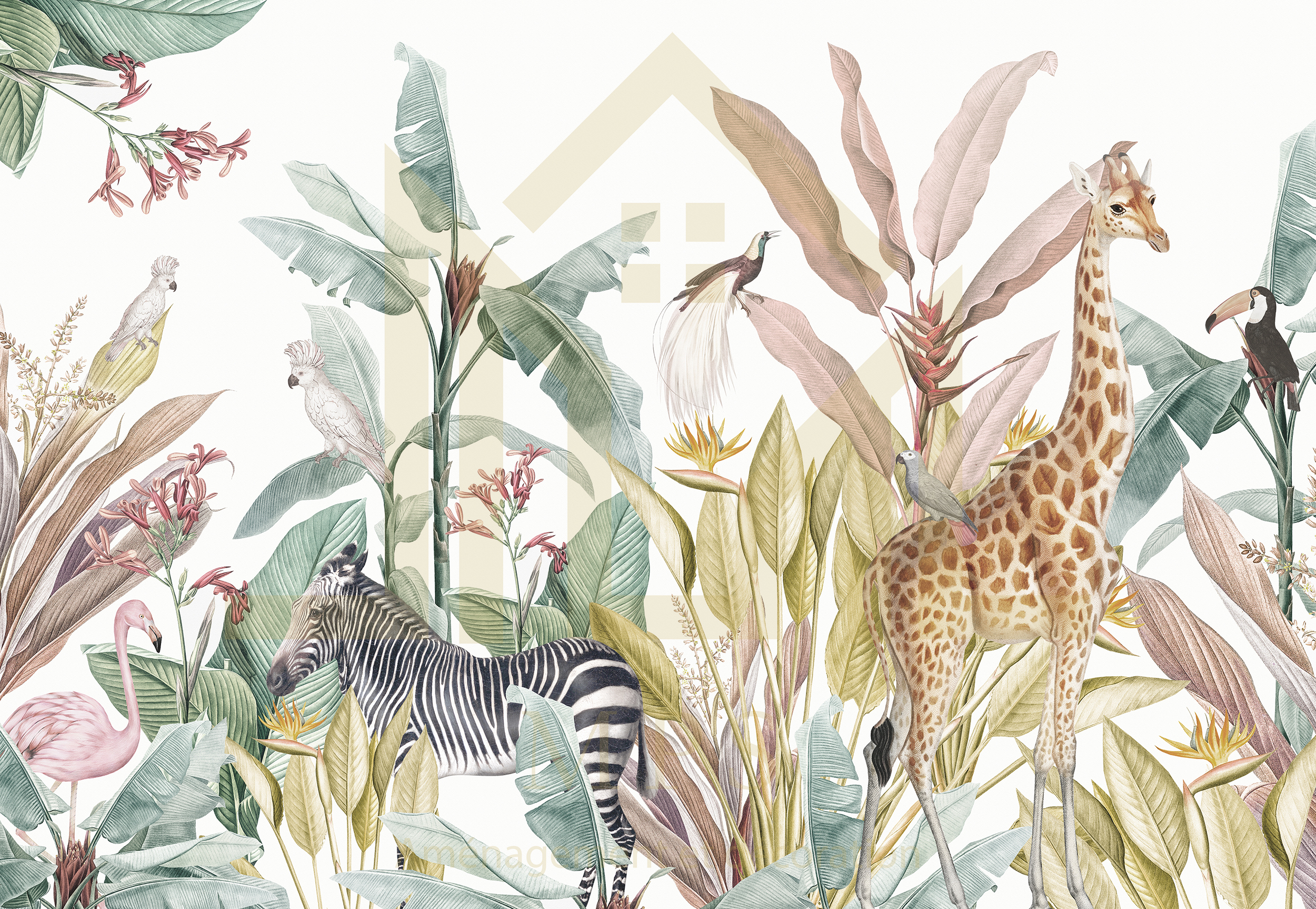 Papier peint personnalisé fille