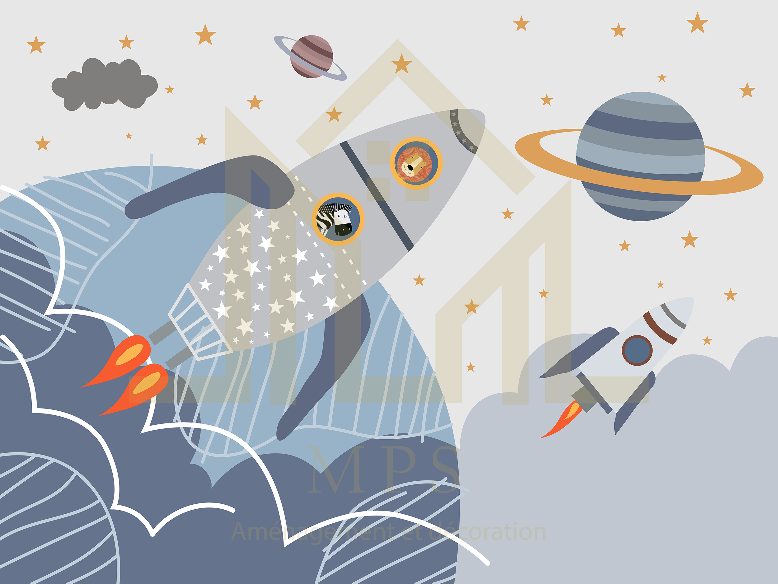 Papier peint personnalisé garçon