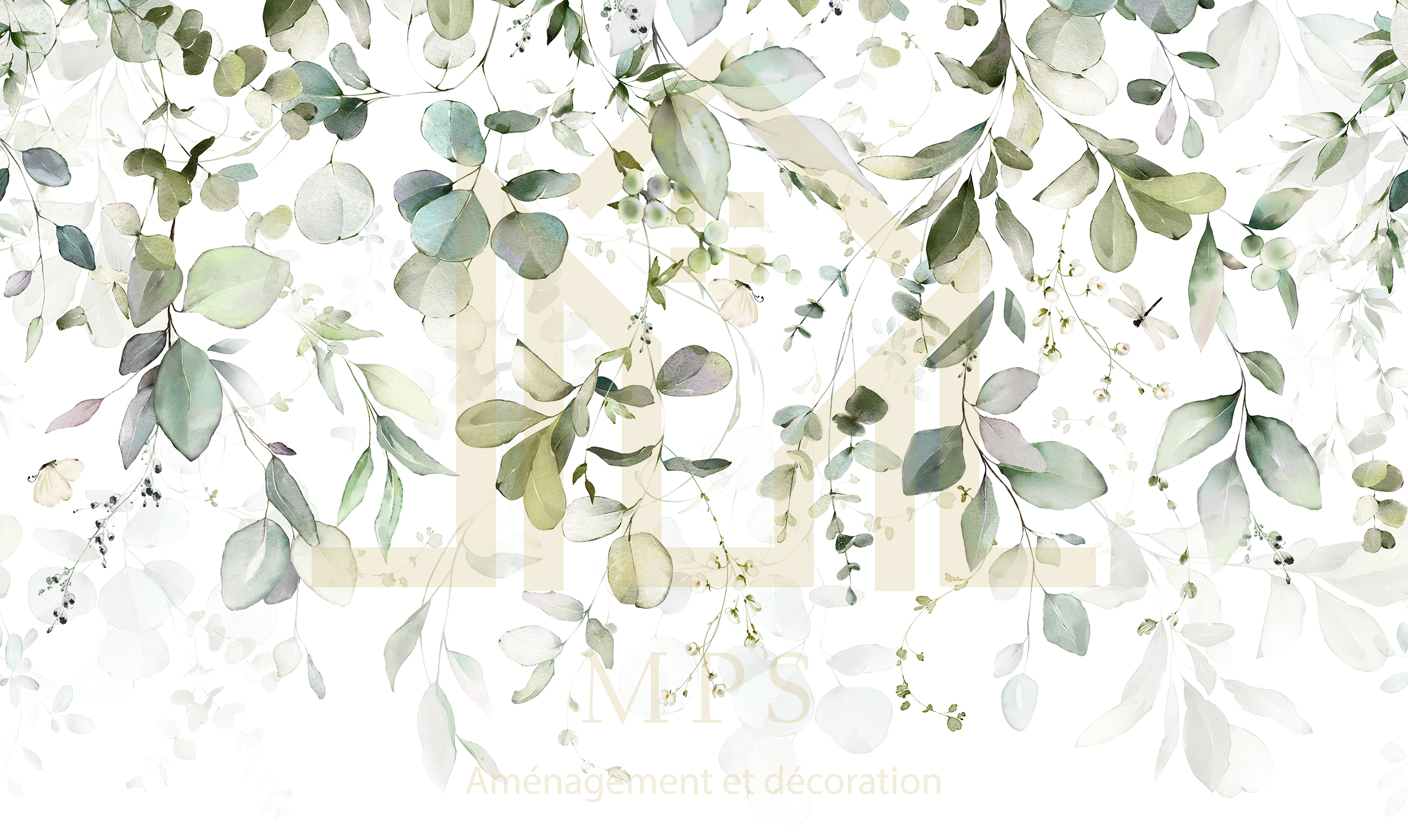 Papier peint personnalisé flower