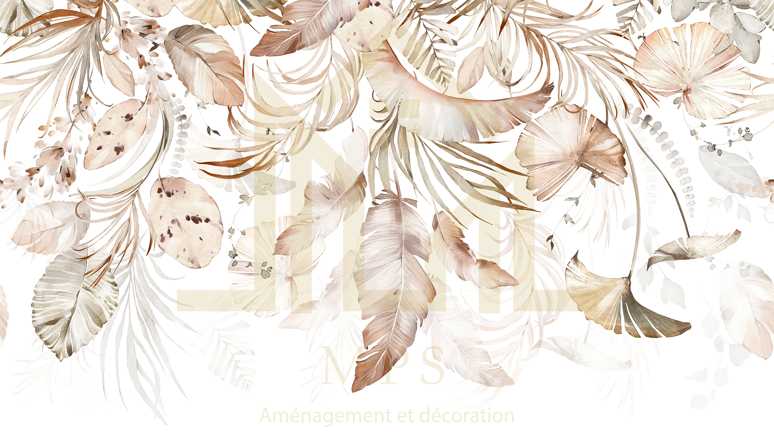 Papier peint personnalisé Tropicale