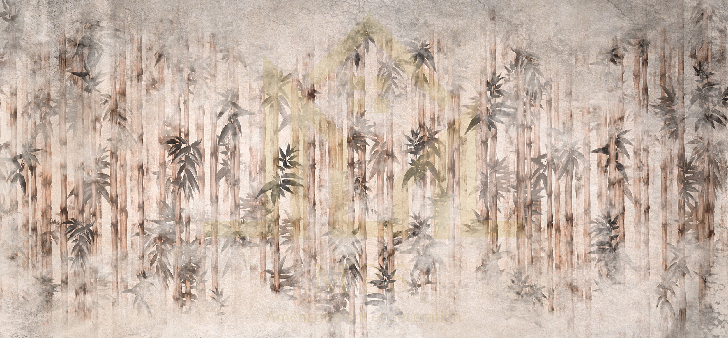 Papier peint personnalisé Tropicale