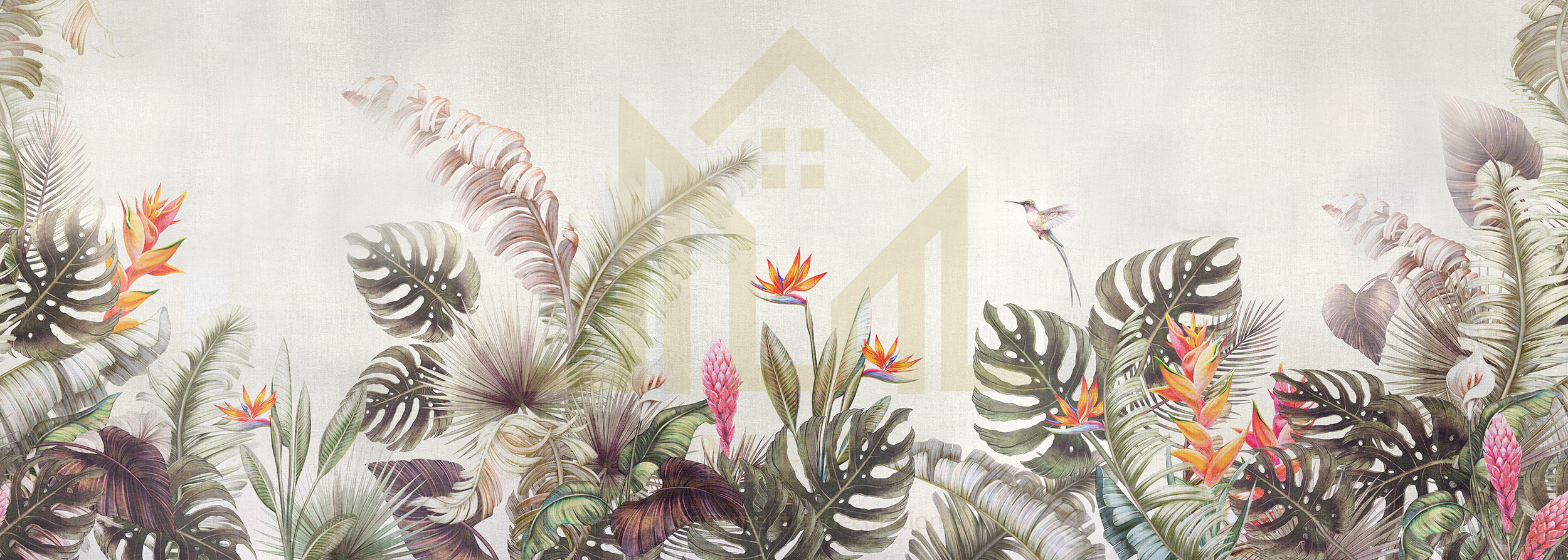 Papier peint personnalisé Tropicale