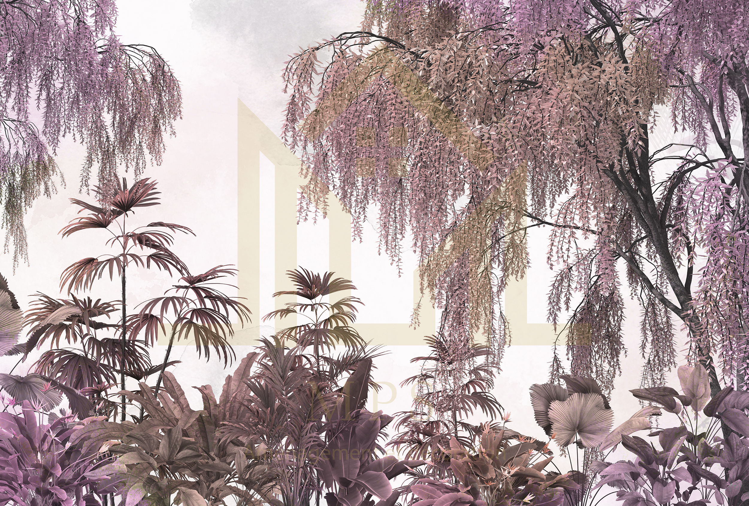 Papier peint personnalisé Tropicale