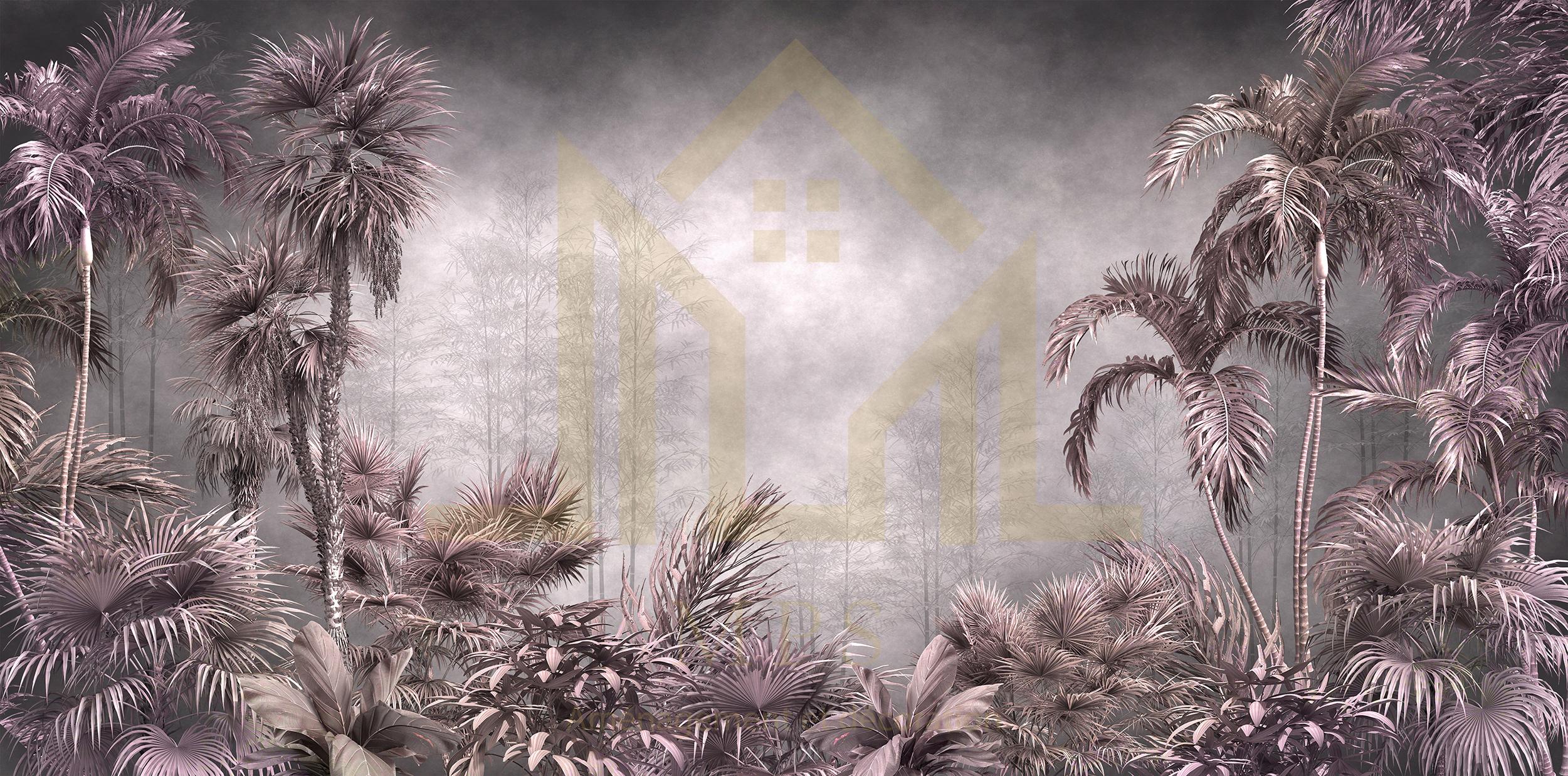 Papier peint personnalisé Tropicale