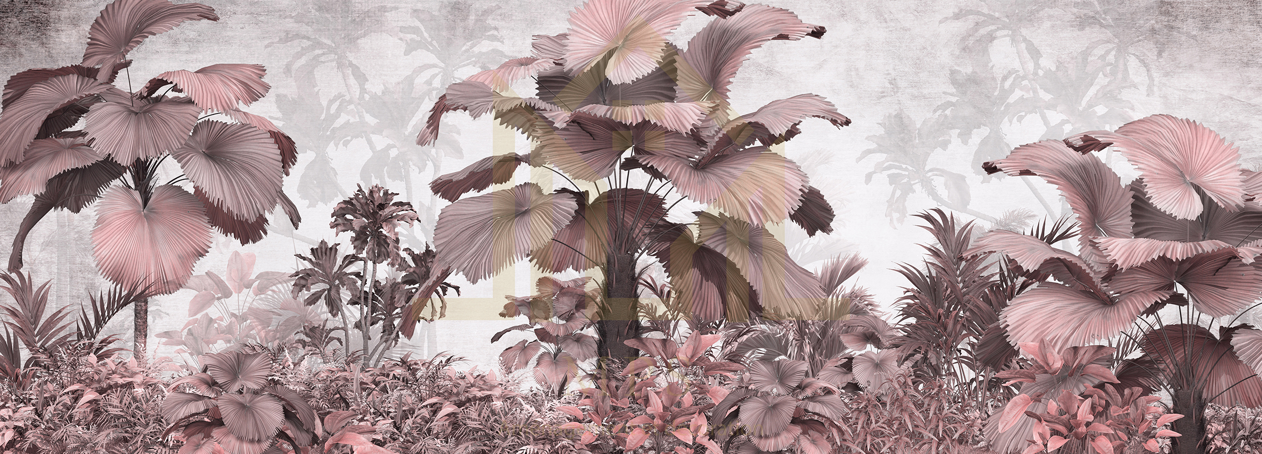 Papier peint personnalisé Tropicale