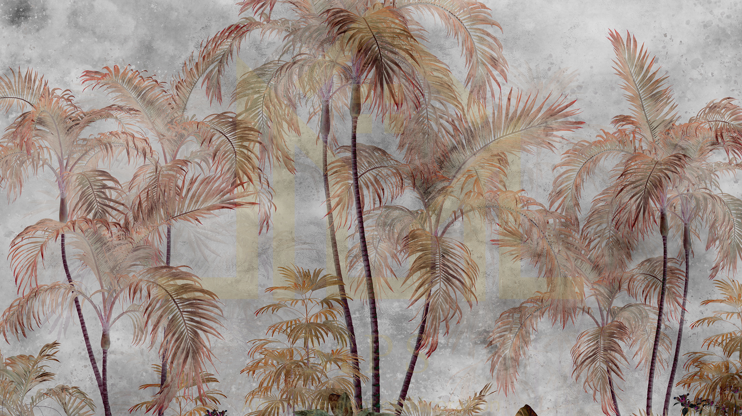 Papier peint personnalisé Tropicale