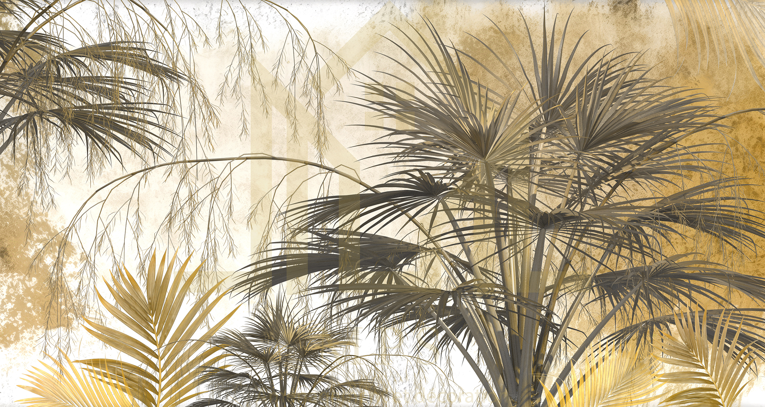 Papier peint personnalisé Tropicale